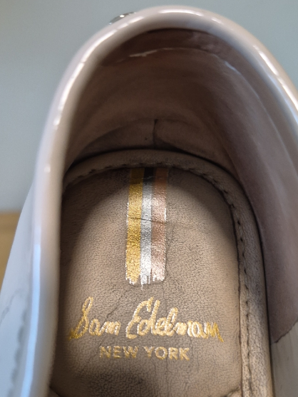 Sam Edelman Creme Rose Tucker Penny Loafer Sz 7.5 Good Condition - Picture 8 of 11